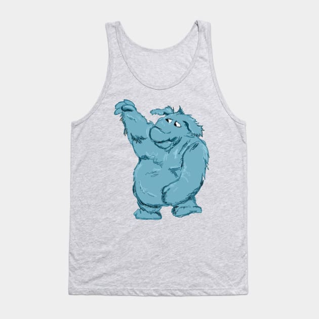 Thog Muppet Show inspired illustration Tank Top by Debra Forth